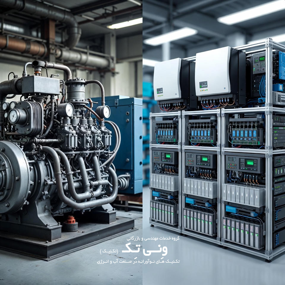 دیزل ژنراتور یا باتری